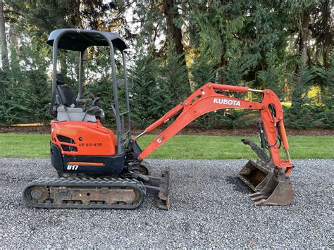 kubota u17 operating weight